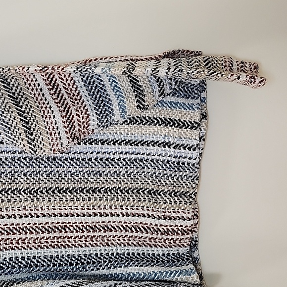 Baja  Stripe Hoodie with Front Pocket Multicolor Coogi  Size Meduim - Picture 10 of 16